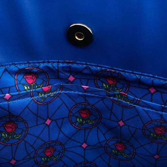 Loungefly Disney Beauty and the Beast Belle Castle Crossbody Bag - Picture 4 of 5